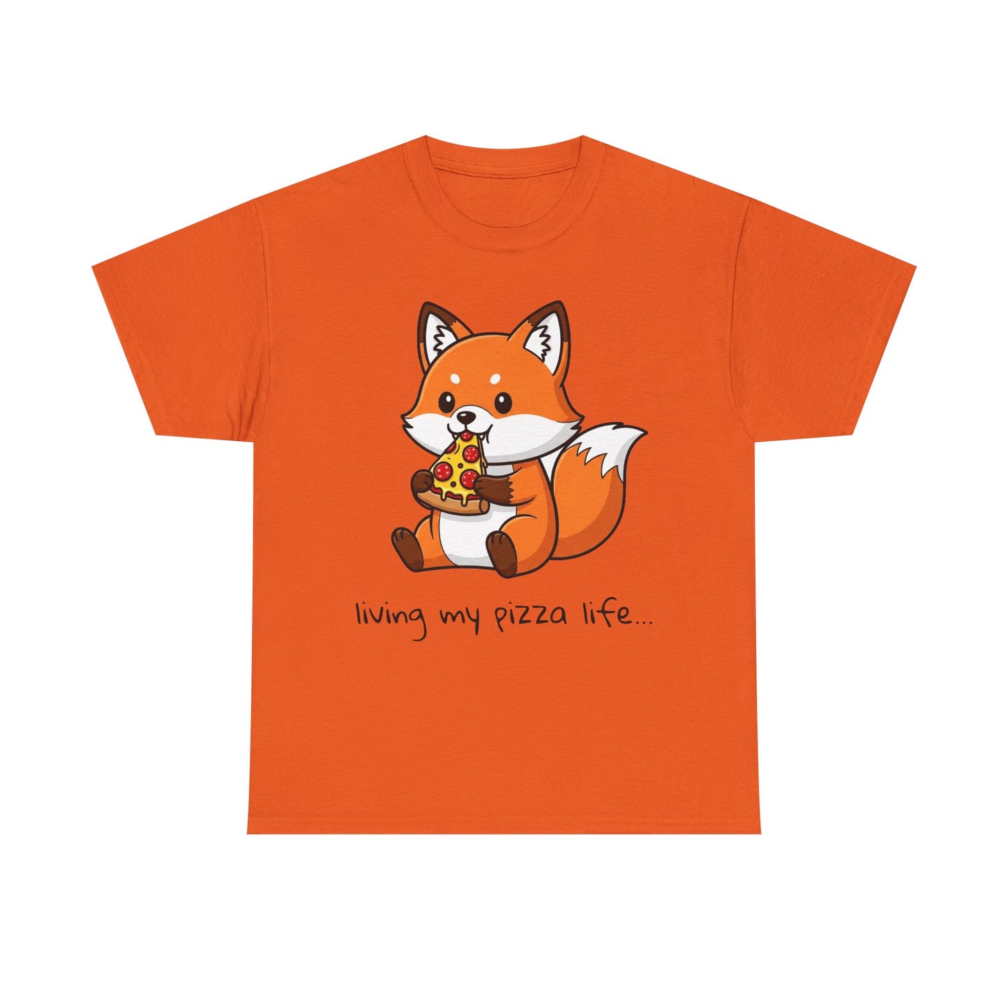 Cute Fox Pizza Life Tee
