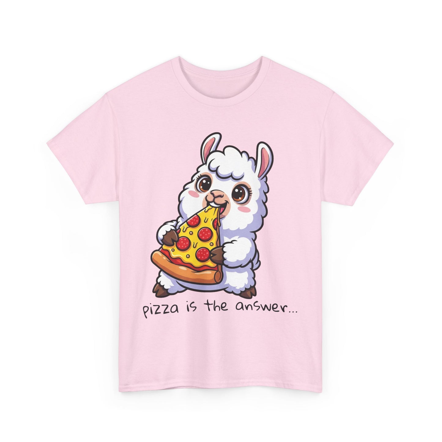 Cute Pizza Llama Unisex Tee