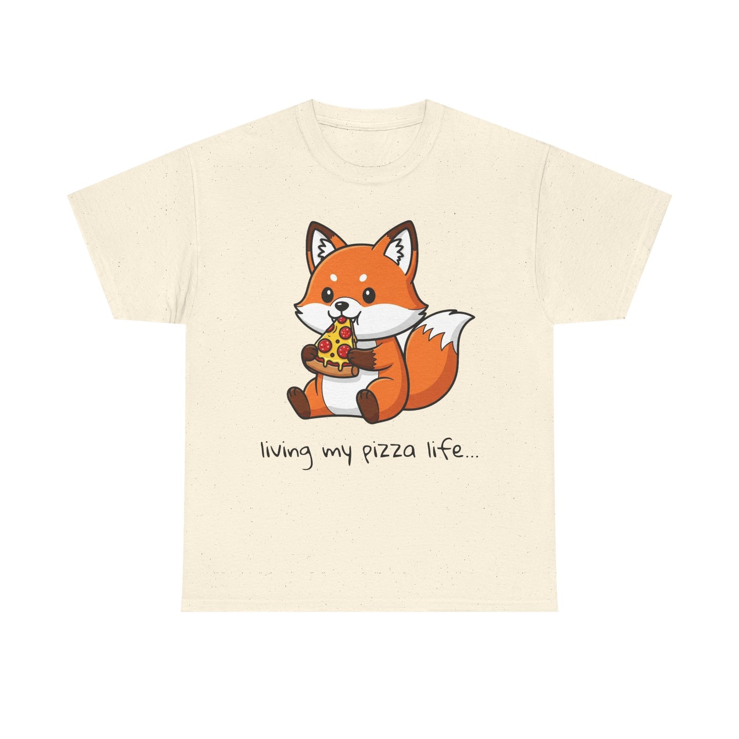 Cute Fox Pizza Life Tee