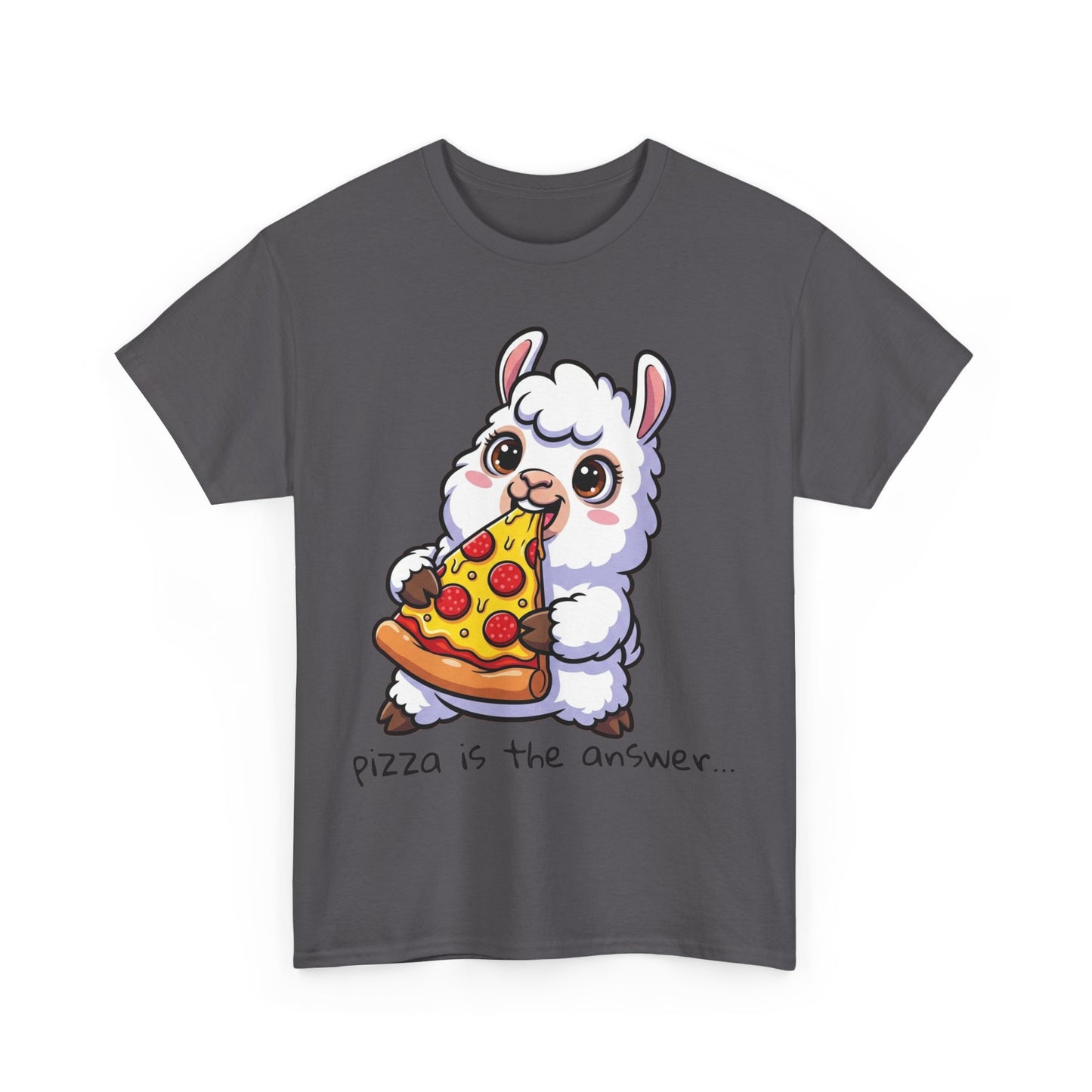 Cute Pizza Llama Unisex Tee