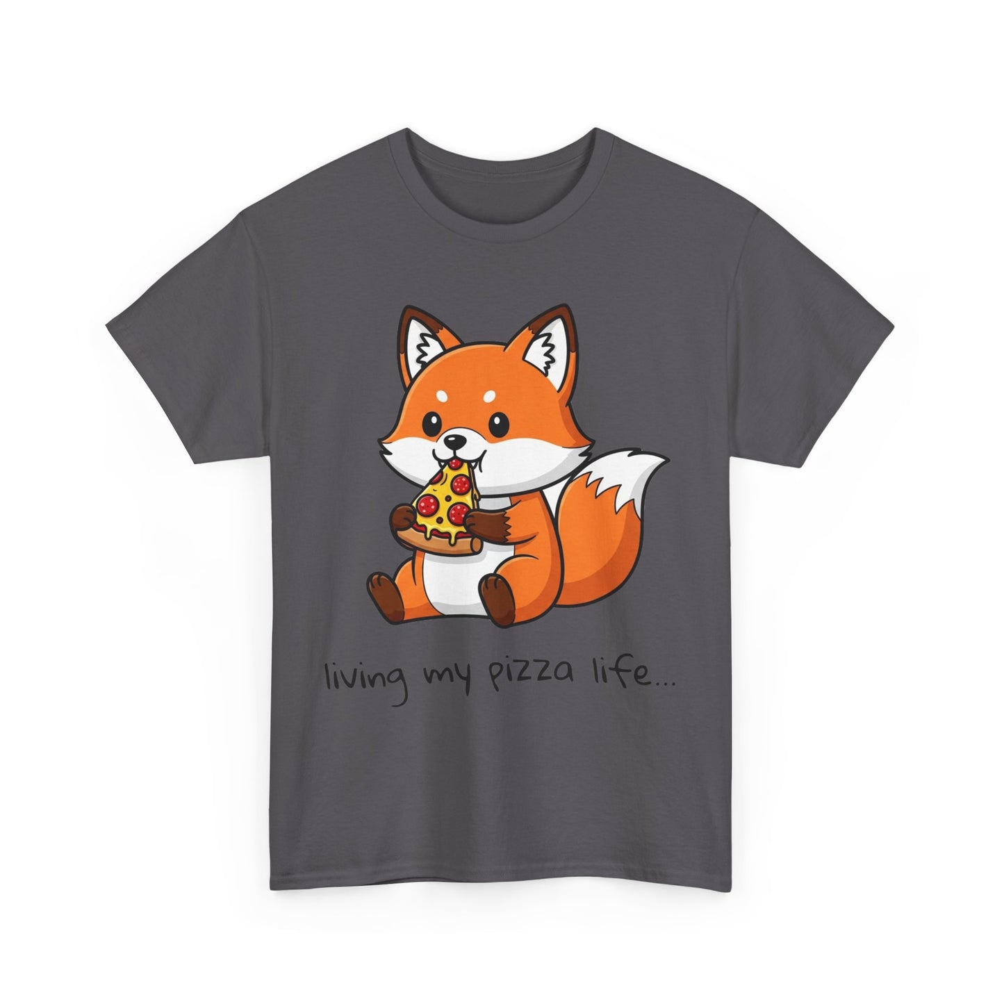 Cute Fox Pizza Life Tee