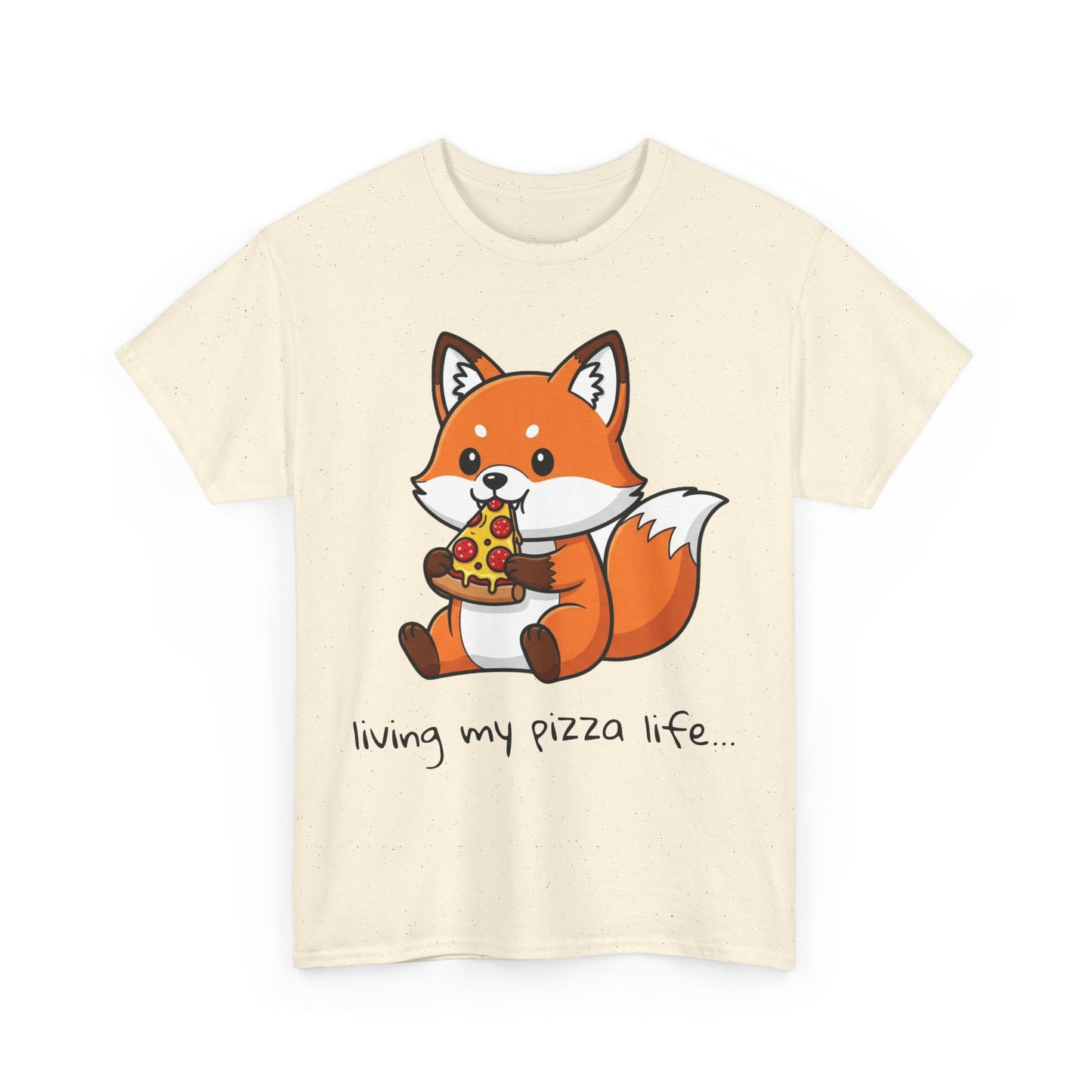 Cute Fox Pizza Life Tee