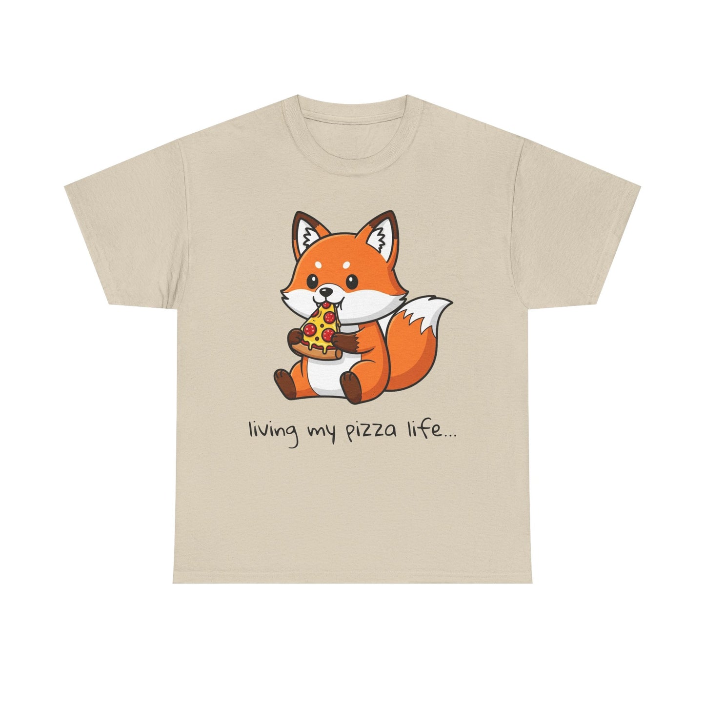 Cute Fox Pizza Life Tee