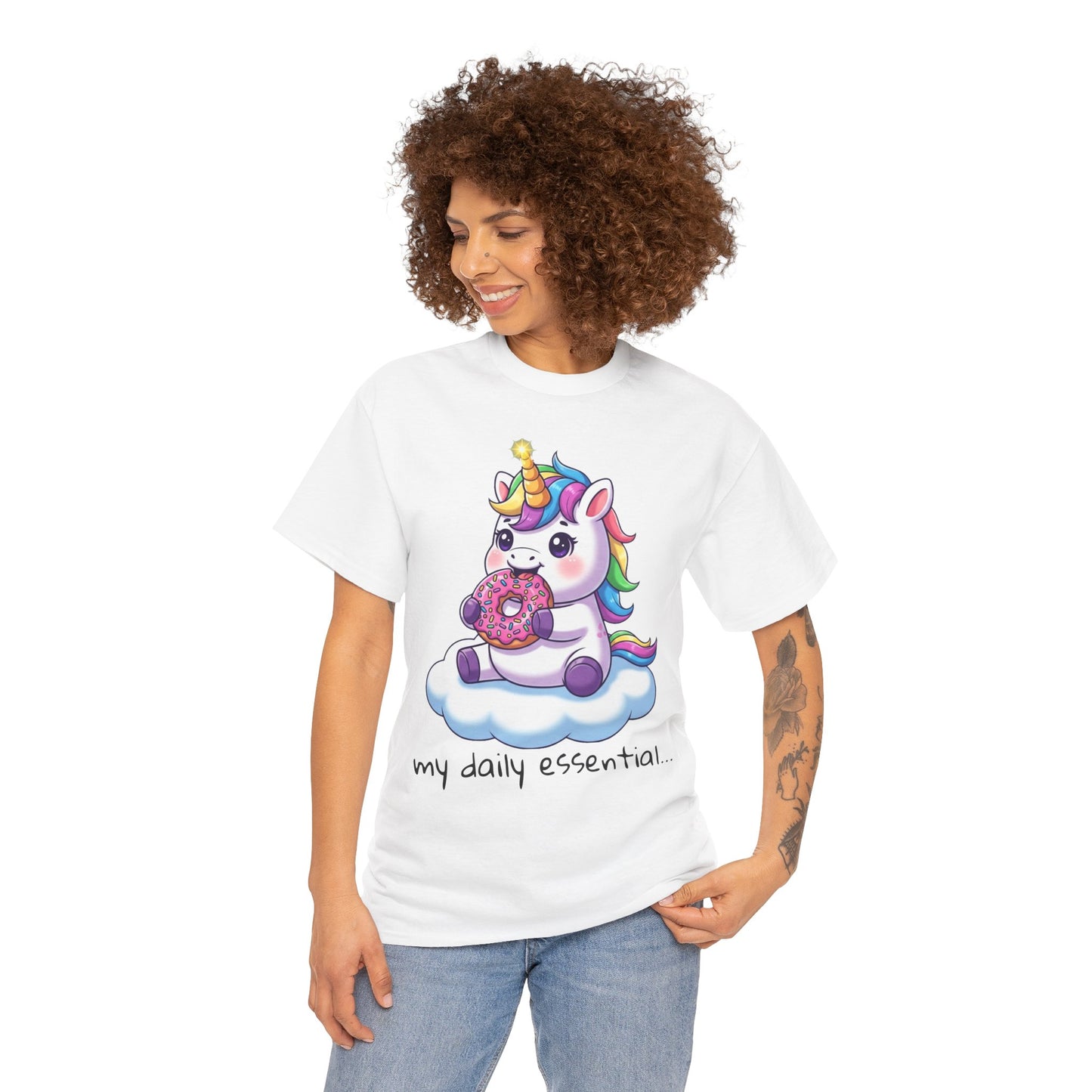 Cute Unicorn Donut Tee