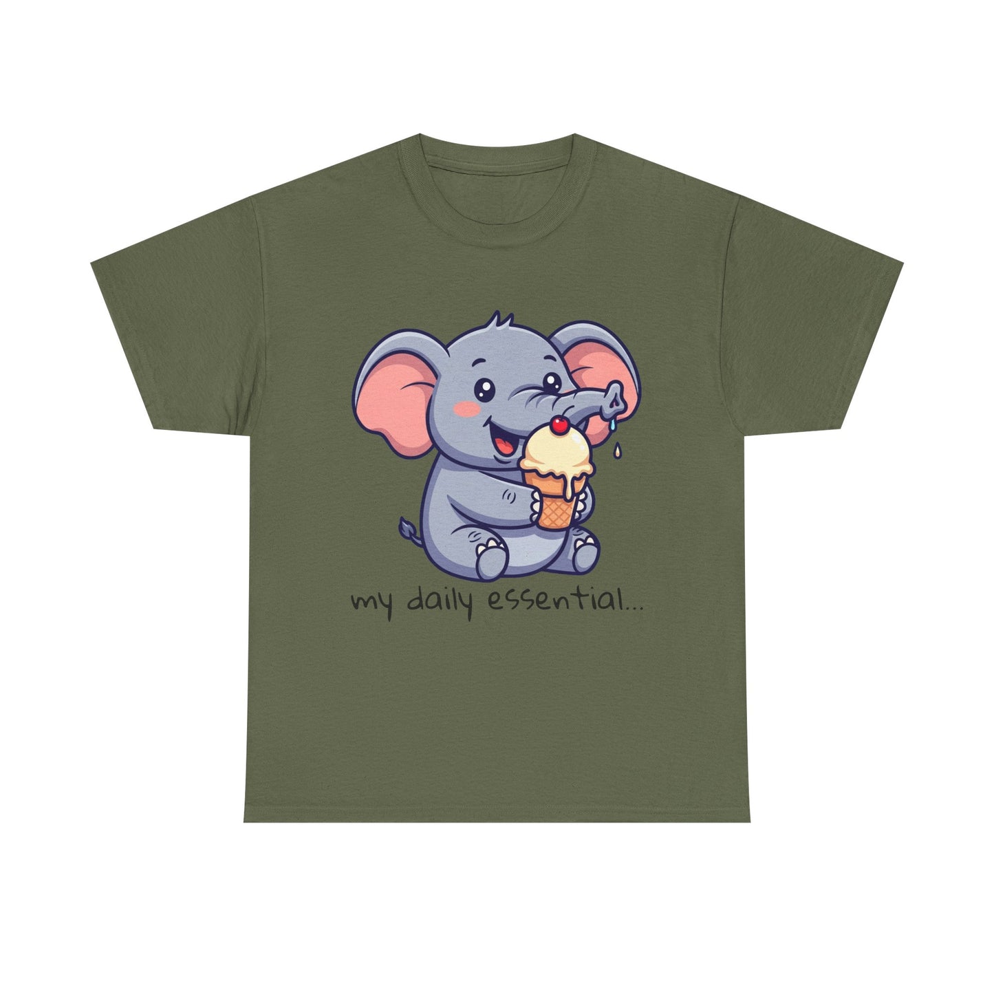 Adorable Elephant Graphic Tee