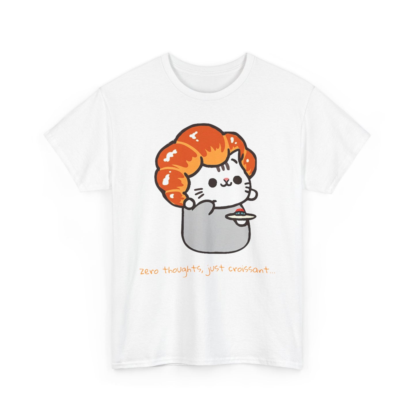 Cute Cat Croissant T-Shirt