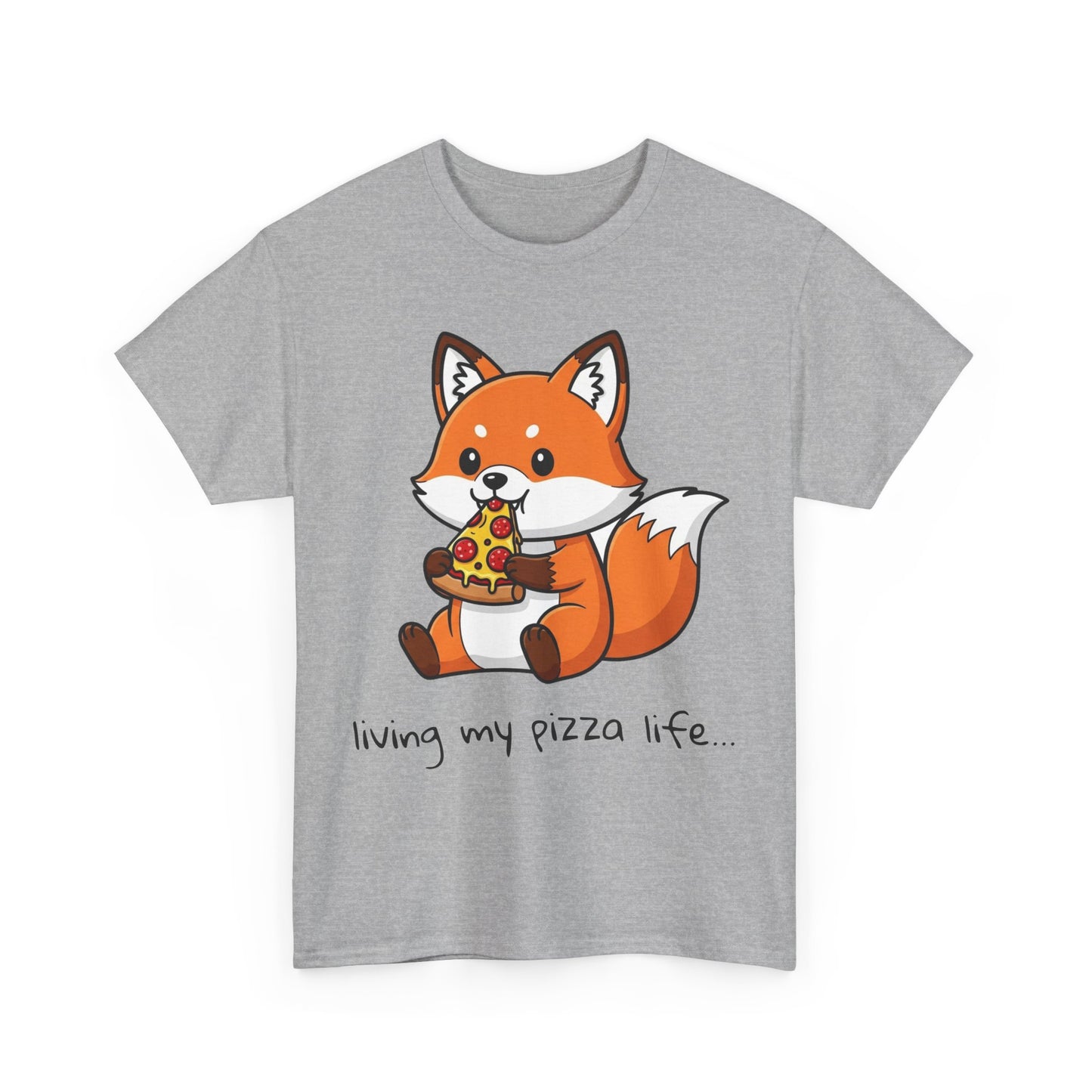 Cute Fox Pizza Life Tee