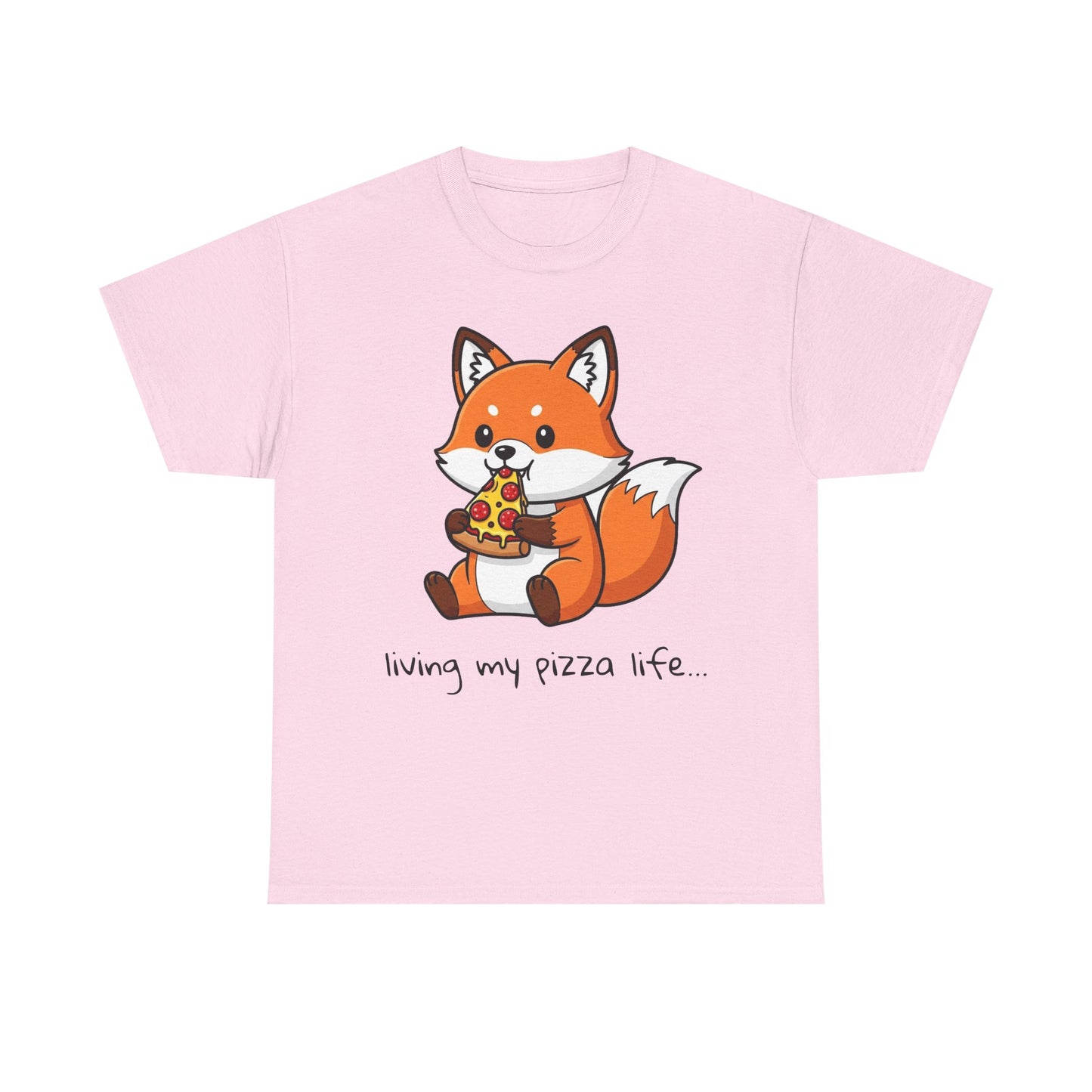 Cute Fox Pizza Life Tee