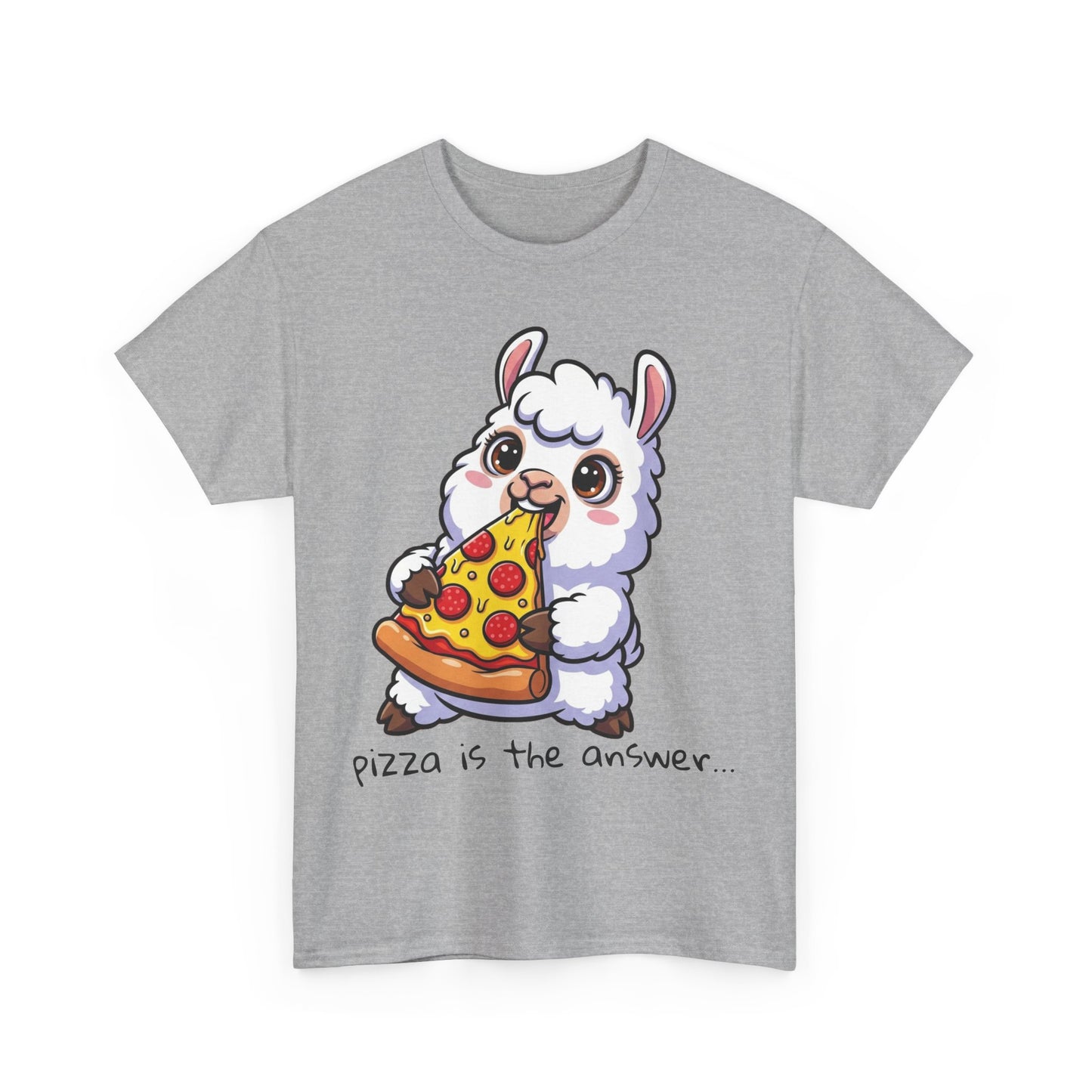 Cute Pizza Llama Unisex Tee