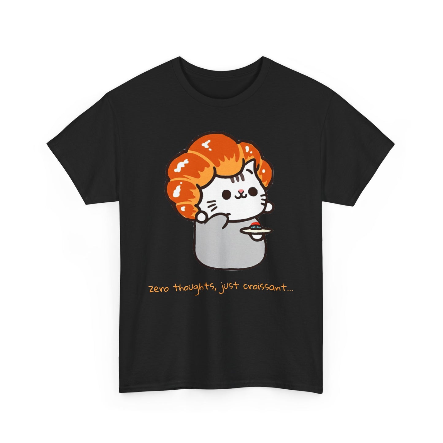Cute Cat Croissant T-Shirt