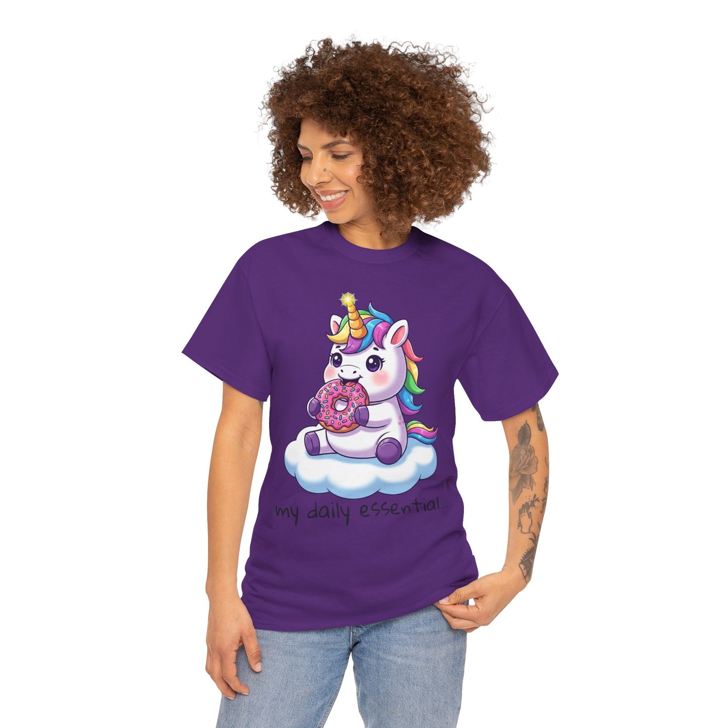 Cute Unicorn Donut Tee