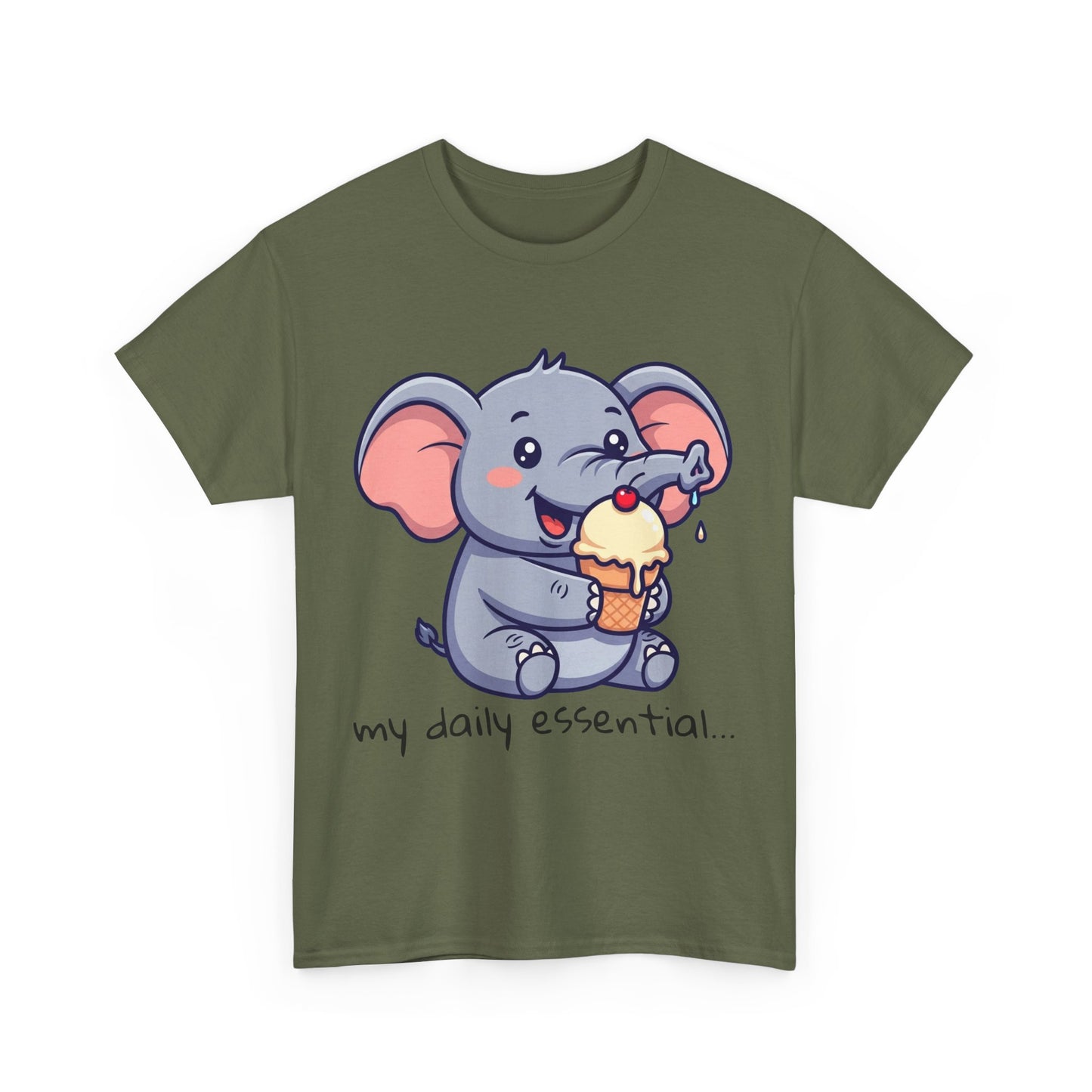 Adorable Elephant Graphic Tee