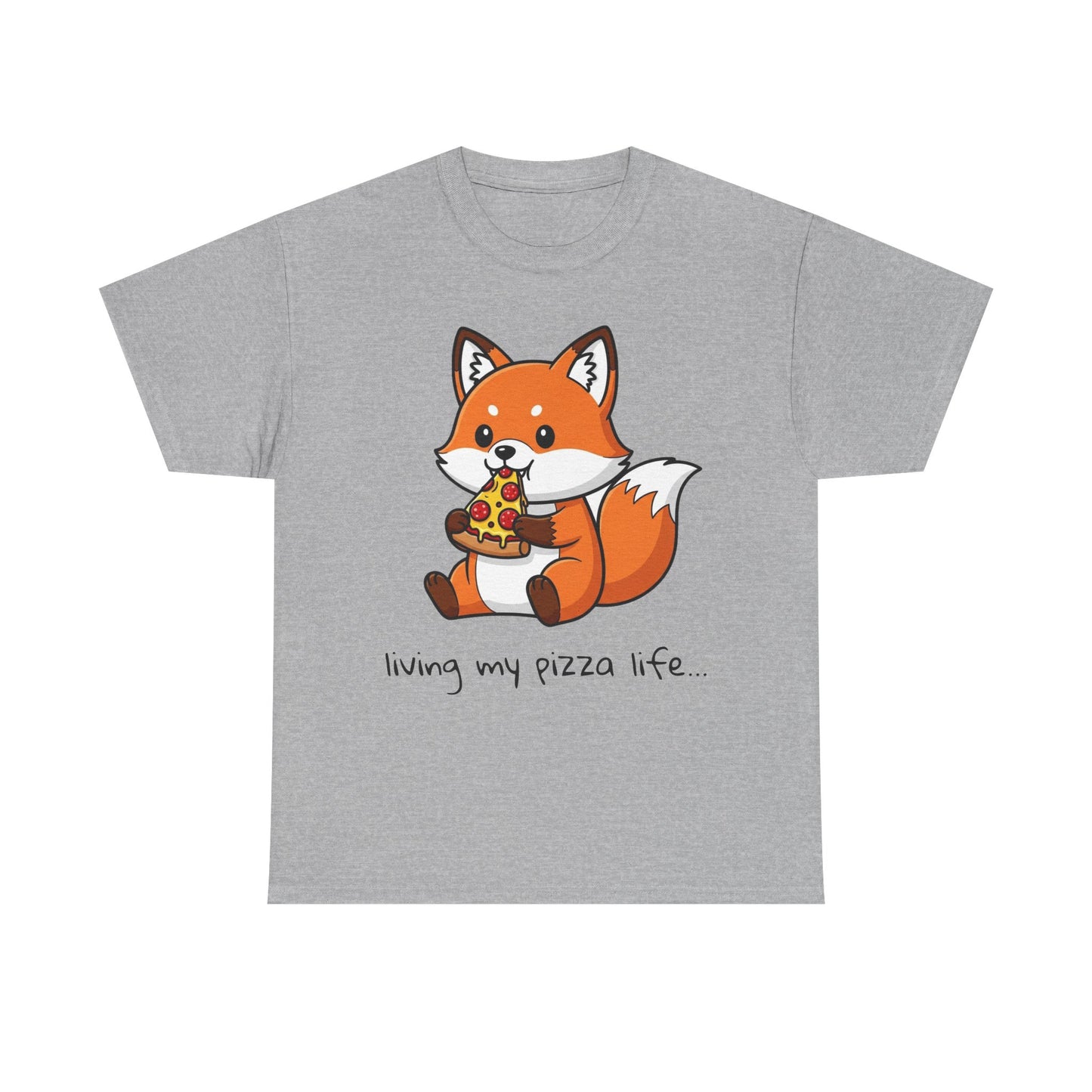 Cute Fox Pizza Life Tee