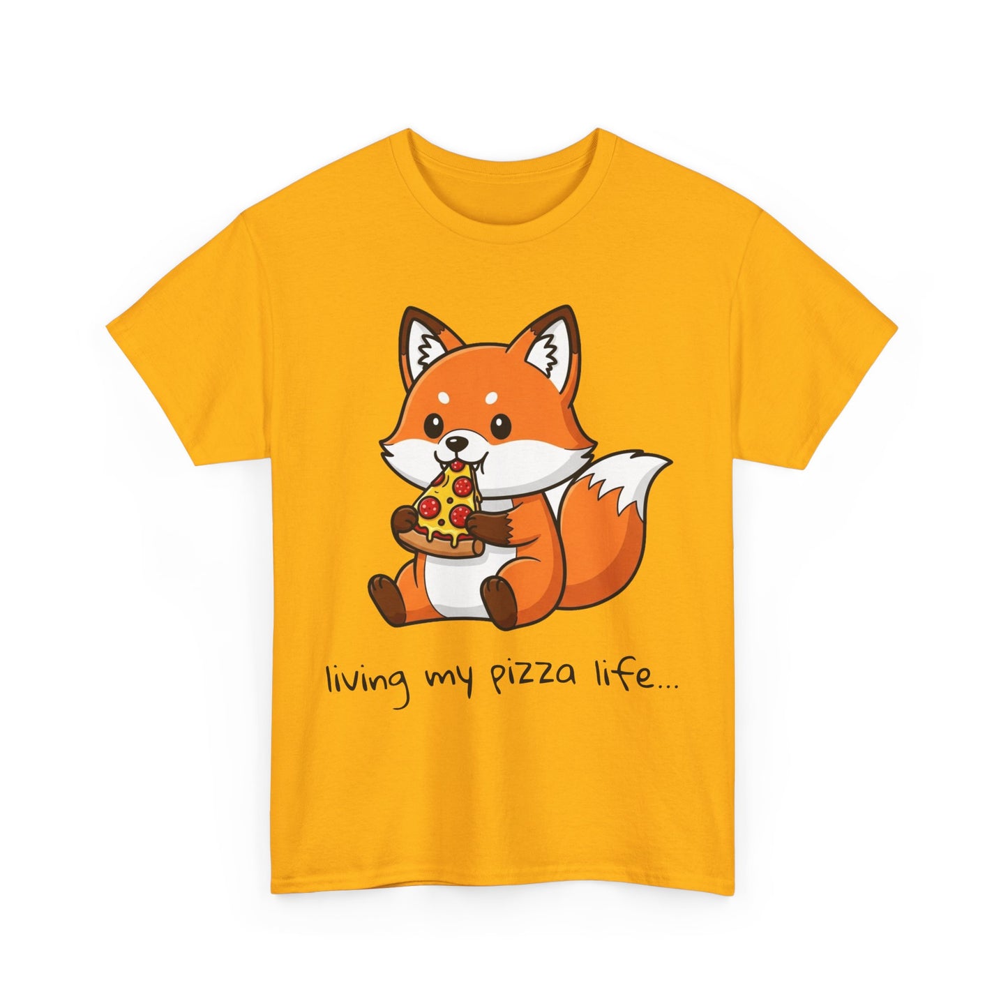 Cute Fox Pizza Life Tee