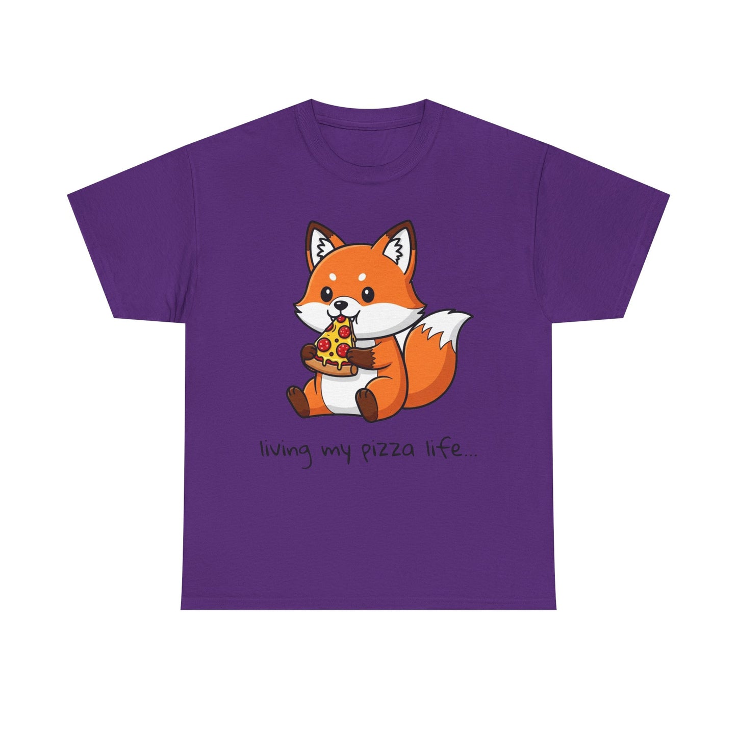 Cute Fox Pizza Life Tee