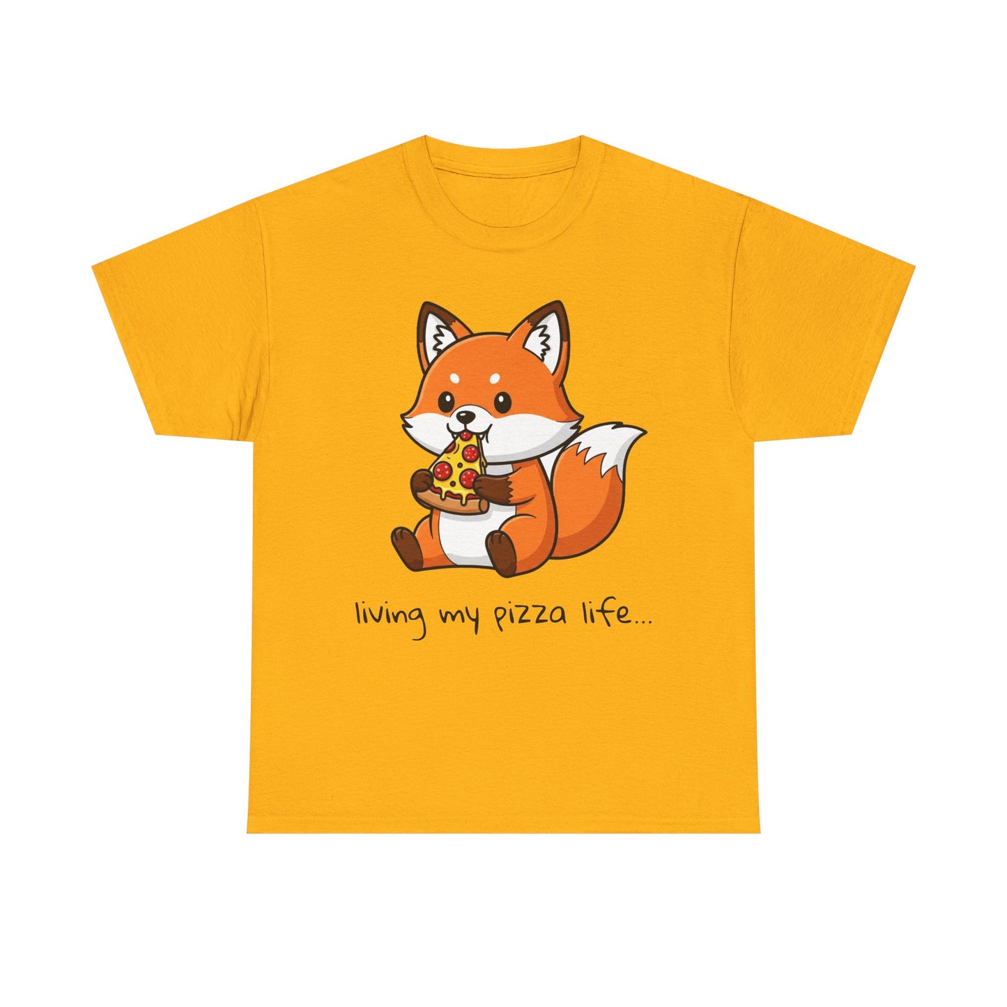 Cute Fox Pizza Life Tee