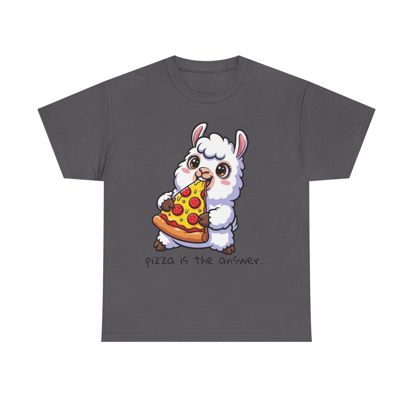 Cute Pizza Llama Unisex Tee