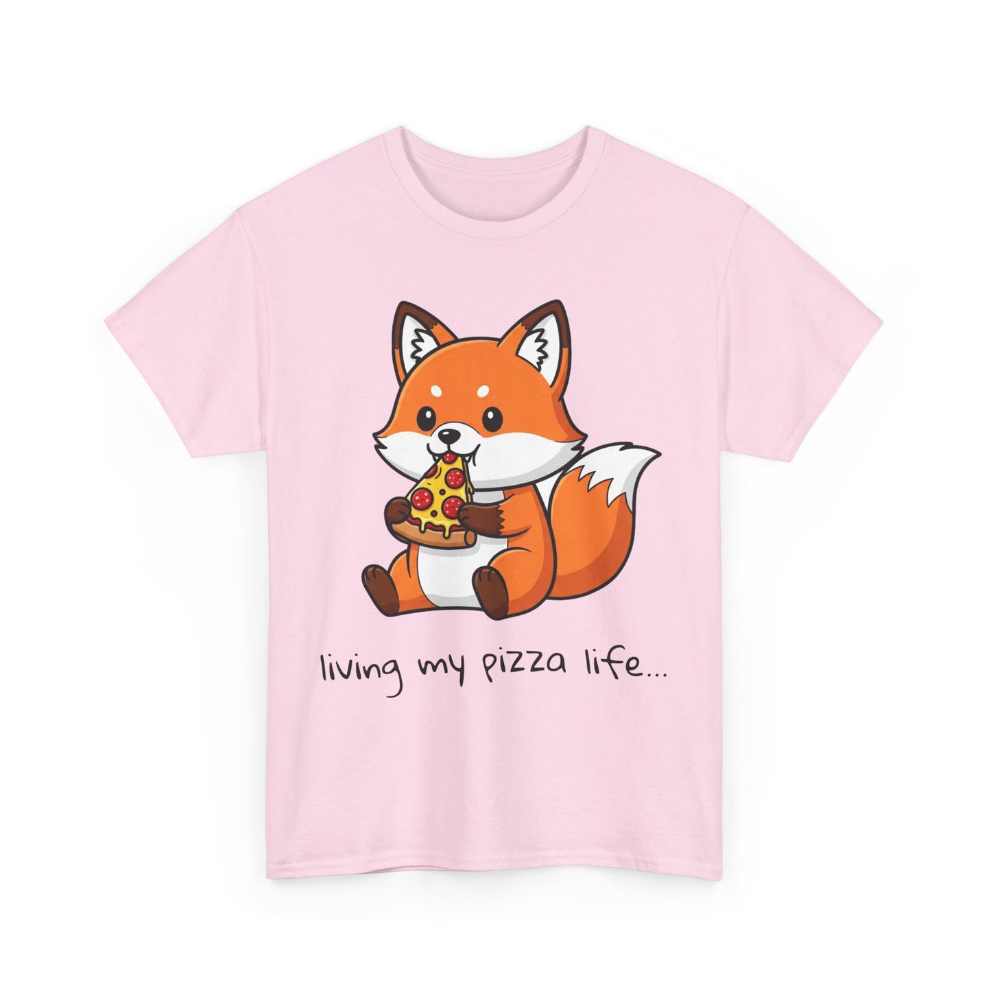 Cute Fox Pizza Life Tee