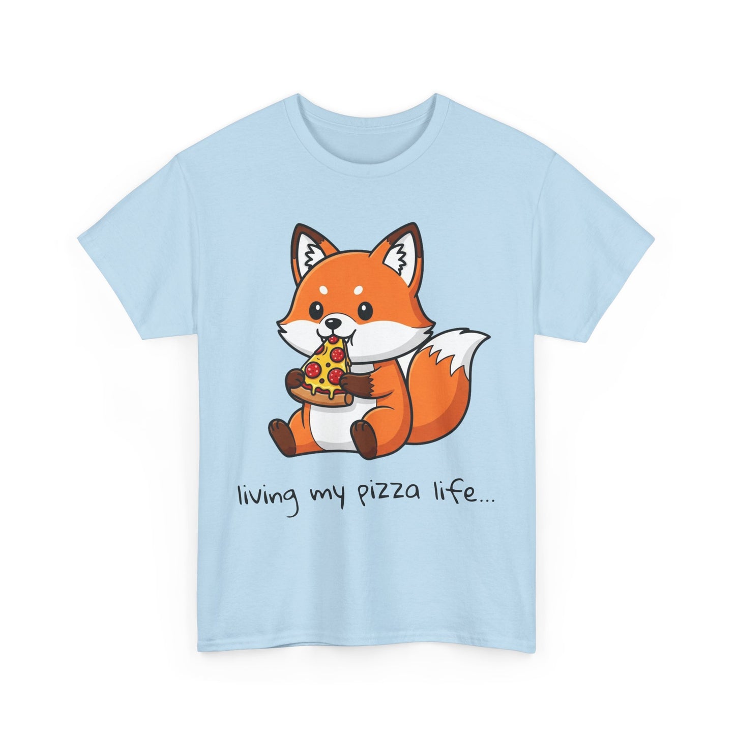 Cute Fox Pizza Life Tee