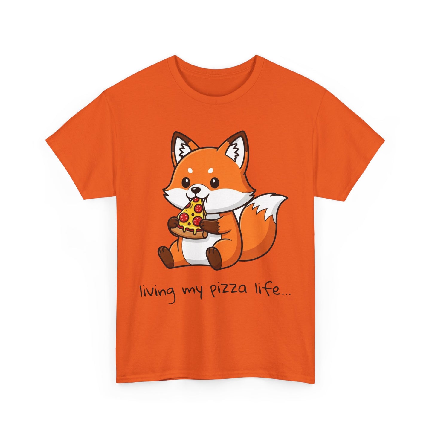 Cute Fox Pizza Life Tee