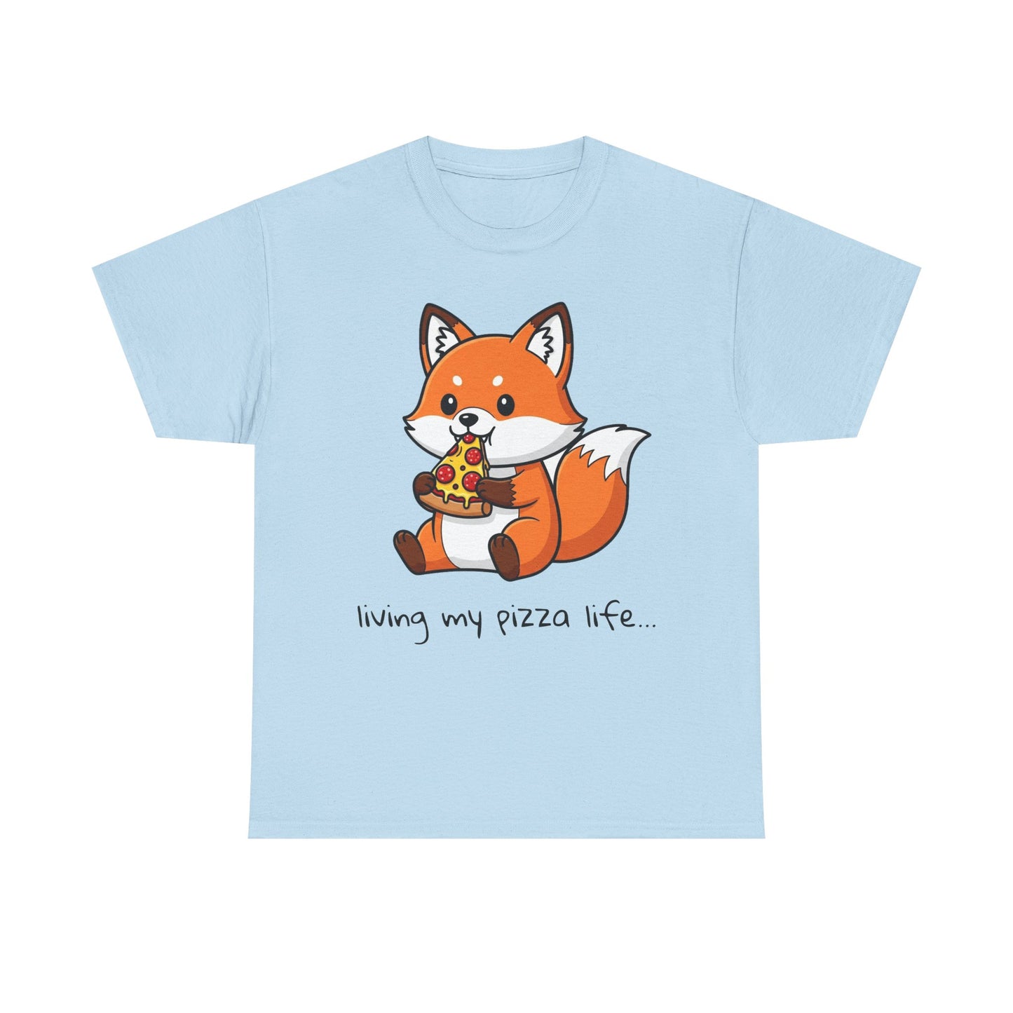 Cute Fox Pizza Life Tee