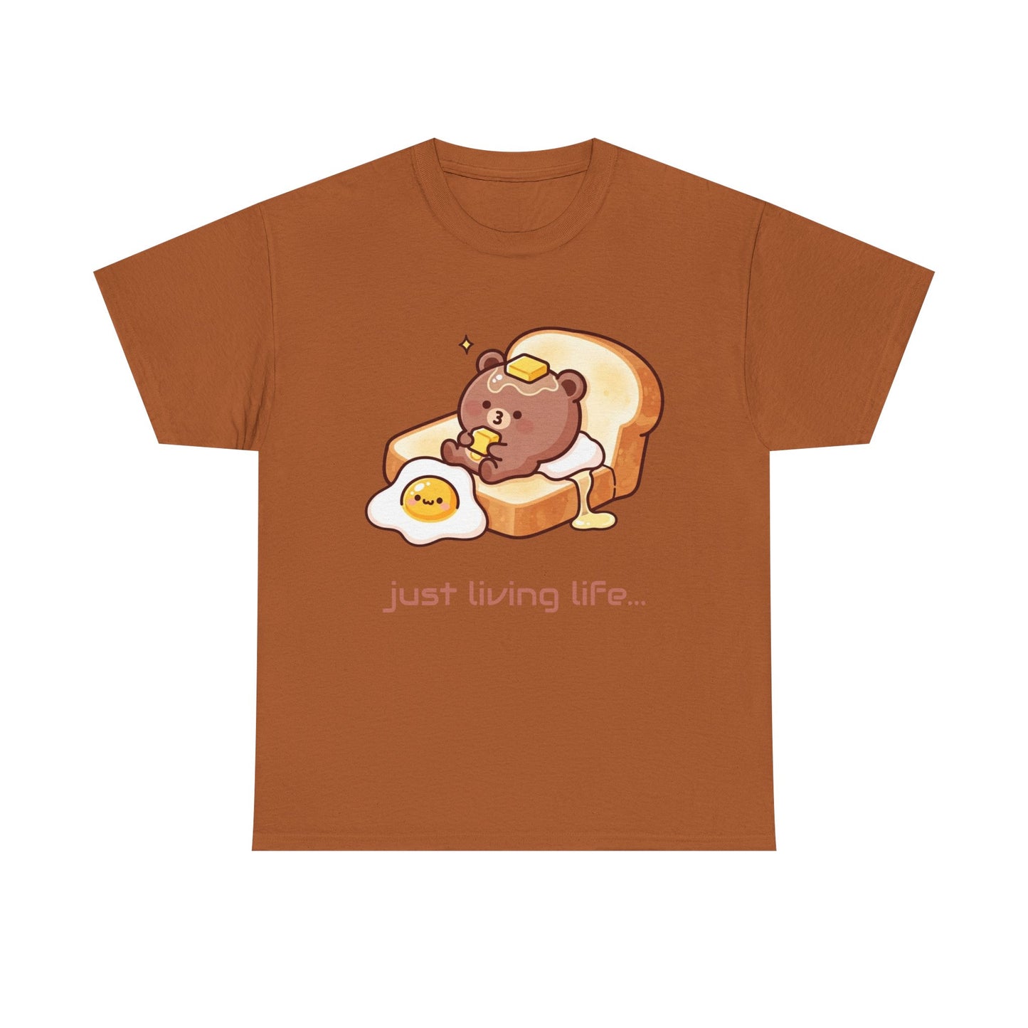 Cute Bear Tee, Just Living Life T-Shirt