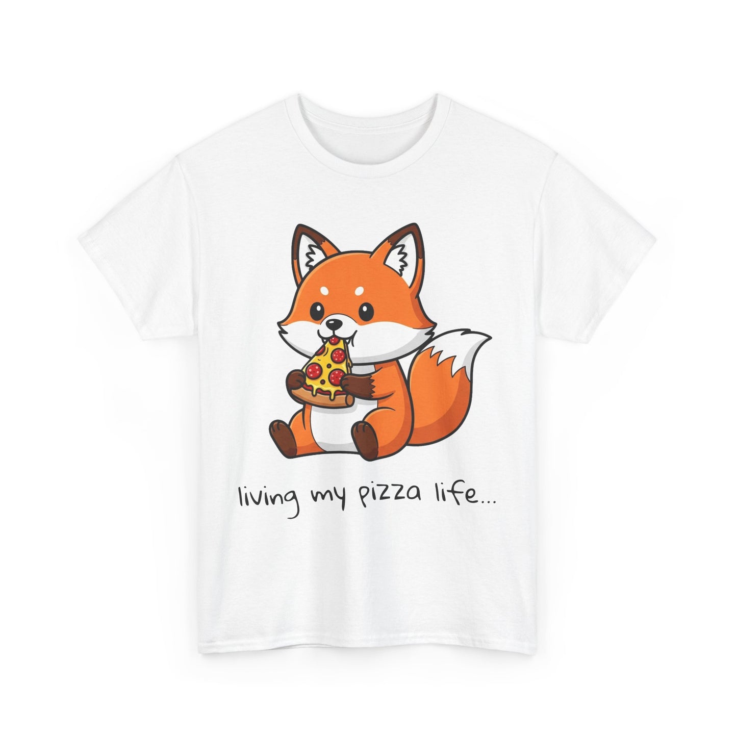 Cute Fox Pizza Life Tee
