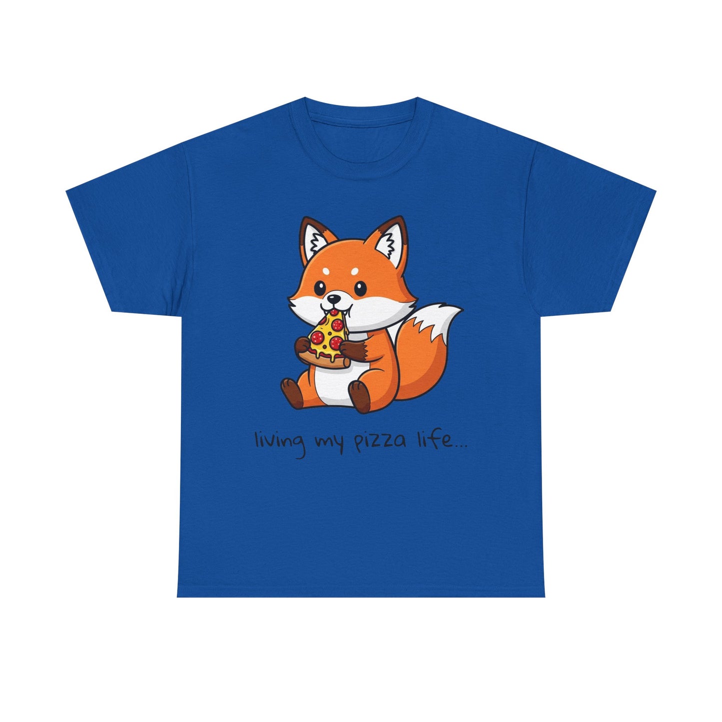 Cute Fox Pizza Life Tee