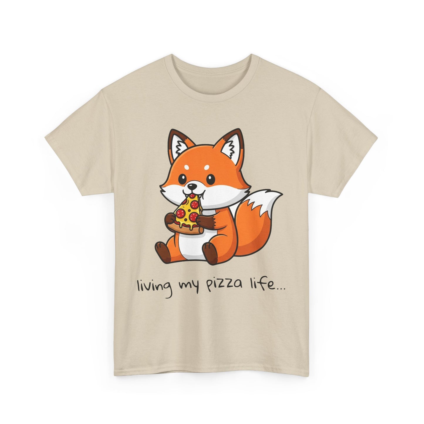 Cute Fox Pizza Life Tee