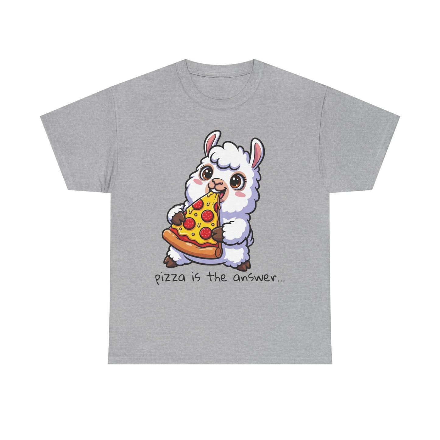 Cute Pizza Llama Unisex Tee